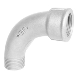 +GF+, Böj, 1 muff, 50x90°, galv aducerad