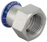 Mapress, vergngsmuff, invndig gnga, 18xG15, rostfri