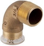 Mapress CU, Vinkel, utvndig gnga, R32x35x90, koppar