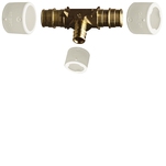 Uponor, Q&E DR, T-rör, 22x15x15
