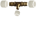Uponor, Q&E DR, T-rör, 22x15x22