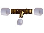 Uponor, Q&E DR, T-rör, 22x15x18