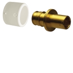 Uponor, Q&E DR, Radiatoradapter, rak med slätände, 22xDN22