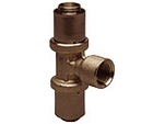 Uponor, DR, Press-T-rör, invändig gänga, 32xG20x32