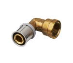 Roth, Övergångsvinkel, muff x invändig gänga, mässing, 26x3,0mm x G20 x 90°