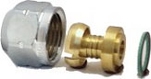 Ez-Pex, Halvkoppling, G15 /  15x2,5, gul