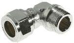Broen, VSH Super D1412F, Vinkelkoppling, kläm x utvändig gänga, 12xR15x90°