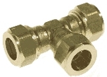 Broen, VSH Super D1420, T-rörs koppling, kläm x kläm x kläm, 18x18x18