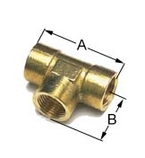Metall, T-rör, invändig gänga, G40