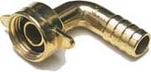 Slangkoppling, 90° G15 x slang 15, metall