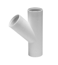 Faluplast, Falu Vulk 73320, Grenrör, med gummitätning, vit