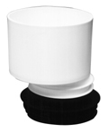 Faluplast, Falu 59810, WC-anslutning, excentrisk 17mm, vit