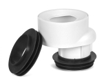 Faluplast, Falu 59890, WC-anslutning, excentrisk 30mm, vit