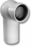 Knäledsrör, vit, 110x350mm, PP
