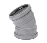 Uponor HTP, Böj, 2 muffar, 75x30°, PP