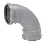 Uponor HTP, Böj, 2 muff svängt, 50x88,5°, PP