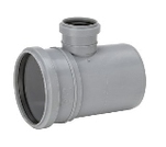 Uponor HTP, Grenrör, 2 muffar, 50x88,5°, PP