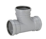 Uponor HTP, Grenrör, 3 muffar svängt, 75x88,5°, PP