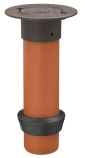 L-63 Basic, Teleskopsbetäckning, med teleskopsmanschett, SS-EN 124, klass D, H=700 mm, teleskopsrör 160