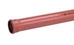 Markavloppsrör, 1muff, 160mm, SN8, L=1m