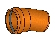 Markböj, 160x15°, SN4 SS-EN 1852-1, PP