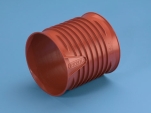 Wavin, Opti-Rib, Skjutmuff, rödbrun, 200mm