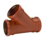Markgren, 3muff, 160/110x45°, SN4 SS-EN 1852-1, PP