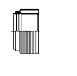 Övergång, 160mm, PVC