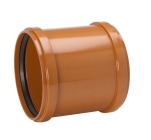 Markskjutmuff, 200mm, PVC