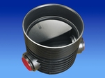 Wavin, Tegra 600 typ 1, Tillsynsbrunn, svart, 315mm