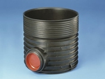 Wavin, Tegra 600 typ 1, Tillsynsbrunn, svart, 600/160mm 30°