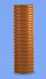 Wavin, Korrugerat ståndarrör, utan muff, rödbrun, 315x6000mm