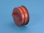Wavin, Opti-rib, Propp, rödbrun, 315mm