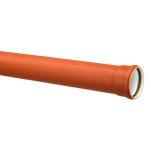 Markavloppsrör, 1muff, 160mm, S16 SN8, L=6m