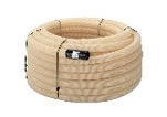Dräneringsrör, rulle, 58x50mm, L=50m, PVC