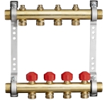 Golvvärmefördelare 3, Prefab, G25 utvändig gänga