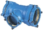 Hawle 8515, T-rör, System 2000 med 3 muffar, 110