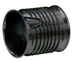 Wavin, X-Stream, Dubbelmuff, svart, 600mm
