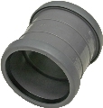Nordic, Dubbelmuff, grå, 110mm, PP