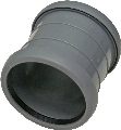 Nordic, Skjutmuff, grå, 110mm, PP
