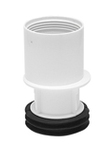 Faluplast, Falu 73510, Övergång, muff/slätände, gummitätning, vit