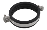 Walraven, BIS Bifix 1301 Rörklammer, Rörklammer, gummiklädd, rostfri/svart