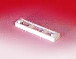 Purus, Distans, dubbel, vit, 28 H=10mm