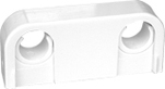 Faluplast, Falu Snap 14020, Rörklamma, dubbel, vit