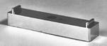 Faluplast, Falu 16705, Distanskloss, förkromad, H=10mm, B=70mm