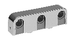 Faluplast, Falu Snap 14305, Rörklamma, trippel  , förkromad