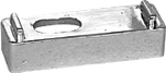 Faluplast, Falu 15815, Distanskloss, förkromad, H=10mm