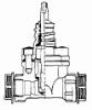 Hawle 2573, Servisventil, med PRK-tryckskruv, 63