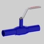 Naval, Kulventil, svetsändar, blå, DN15