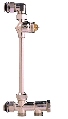 MMA 1-rörs Radiatorkoppel Flex 300-600 mm